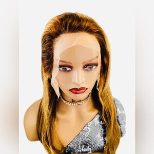 Beautiful 13x6 Lace Front Human Hair Gold Brown for woman